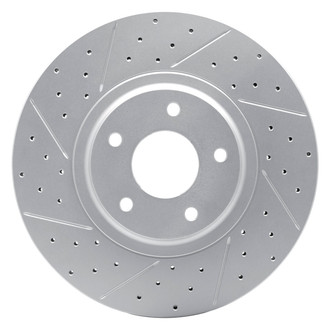 DFC® - Drilled and Slotted Front Driver Side Brake Rotor