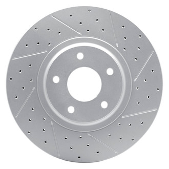 DFC® - Drilled and Slotted Front Passenger Side Brake Rotor