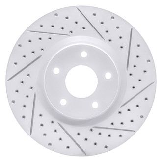 DFC® - Drilled and Slotted Front Passenger Side Brake Rotor