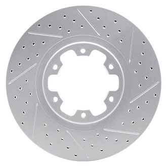 DFC® - Drilled and Slotted Front Passenger Side Brake Rotor