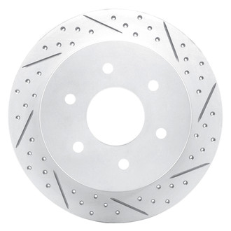 DFC® - Drilled and Slotted Rear Passenger Side Brake Rotor