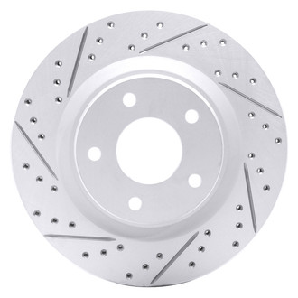 DFC® - Drilled and Slotted Front Driver Side Brake Rotor