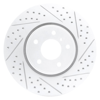 DFC® - Drilled and Slotted Front Passenger Side Brake Rotor