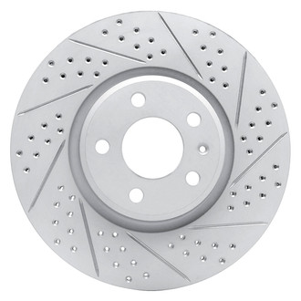DFC® - Drilled and Slotted Front Passenger Side Brake Rotor