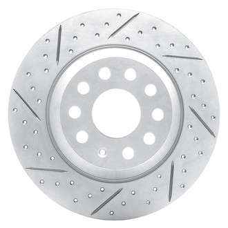 DFC® - Drilled and Slotted Rear Driver Side Brake Rotor