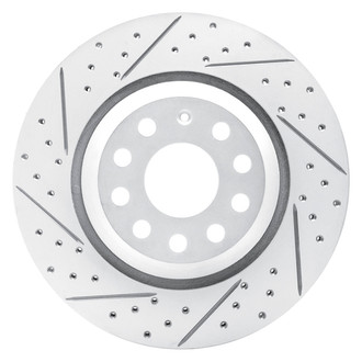 DFC® - Drilled and Slotted Rear Driver Side Brake Rotor