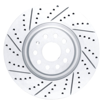 DFC® - Drilled and Slotted Front Driver Side Brake Rotor