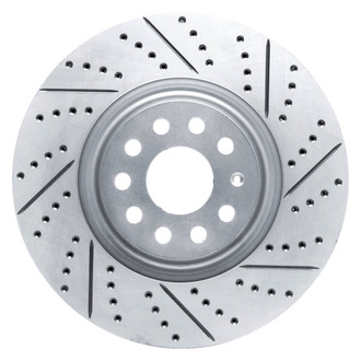 DFC® - Drilled and Slotted Front Passenger Side Brake Rotor