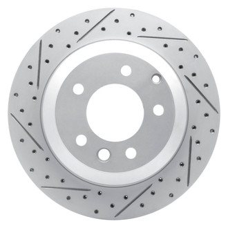 DFC® - Drilled and Slotted Rear Driver Side Brake Rotor