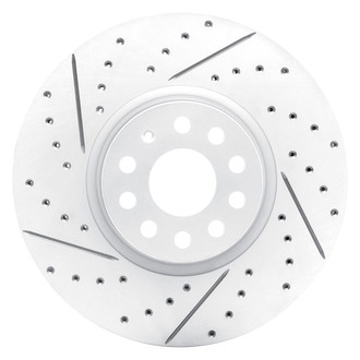 DFC® - Drilled and Slotted Front Driver Side Brake Rotor