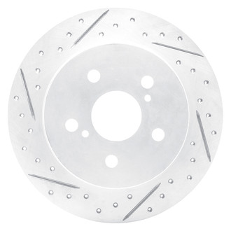 DFC® - Drilled and Slotted Rear Driver Side Brake Rotor