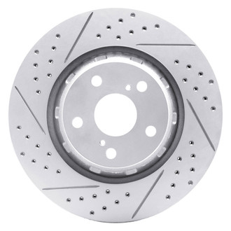 DFC® - Drilled and Slotted Front Driver Side Brake Rotor