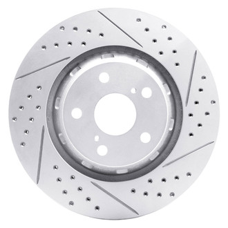 DFC® - Drilled and Slotted Front Passenger Side Brake Rotor