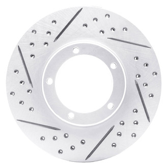 DFC® - Drilled and Slotted Front Driver Side Brake Rotor