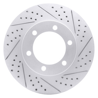 DFC® - Drilled and Slotted Front Passenger Side Brake Rotor