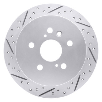 DFC® - Drilled and Slotted Rear Driver Side Brake Rotor