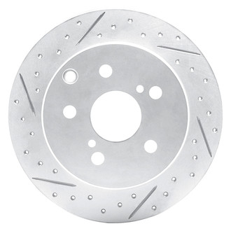 DFC® - Drilled and Slotted Rear Driver Side Brake Rotor