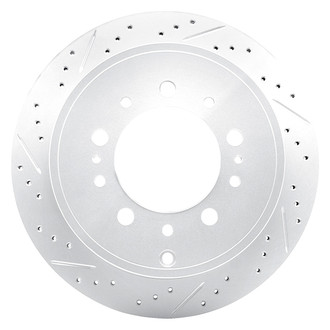 DFC® - Drilled and Slotted Rear Driver Side Brake Rotor