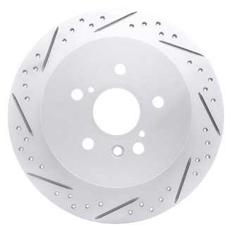 DFC® - Drilled and Slotted Rear Driver Side Brake Rotor