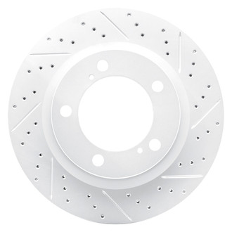 DFC® - Drilled and Slotted Front Passenger Side Brake Rotor