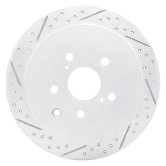 DFC® - Drilled and Slotted Rear Driver Side Brake Rotor