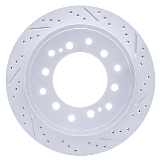 DFC® - Drilled and Slotted Rear Passenger Side Brake Rotor