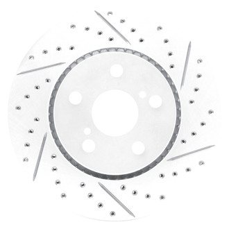 DFC® - Drilled and Slotted Front Passenger Side Brake Rotor