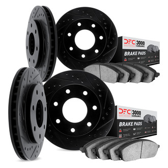 DFC® - PRO-KIT 3000 Drilled and Slotted Front and Rear Brake Kit