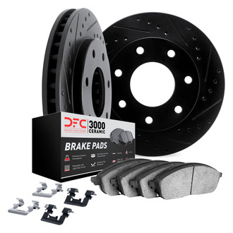 DFC® - PRO-KIT 3000+ Drilled and Slotted Rear Brake Kit