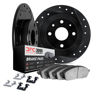DFC® - PRO-KIT 3000+ Drilled and Slotted Front Brake Kit