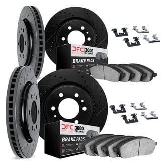 DFC® - PRO-KIT 3000+ Drilled and Slotted Front and Rear Brake Kit