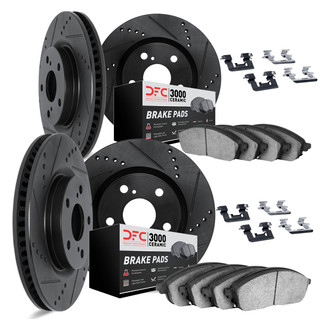 DFC® - PRO-KIT 3000 Drilled and Slotted Brake Kit