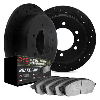 DFC® - Drilled and Slotted Front Brake Kit with Ultimate Duty Performance Brake Pads