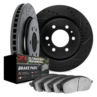 DFC® - Drilled and Slotted Front Brake Kit with Ultimate Duty Performance Brake Pads