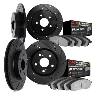 DFC® - Drilled and Slotted Front and Rear Brake Kit with Ultimate Duty Performance Brake Pads