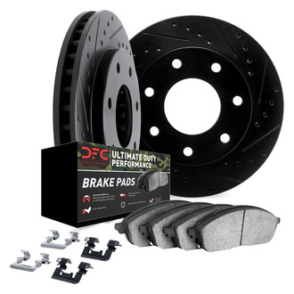 DFC® - Drilled and Slotted Rear Brake Kit with Ultimate Duty Performance Brake Pads