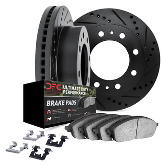 DFC® - Drilled and Slotted Rear Brake Kit with Ultimate Duty Performance Brake Pads