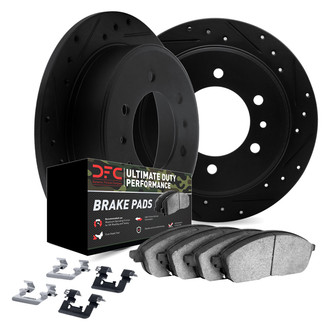 DFC® - Drilled and Slotted Rear Brake Kit with Ultimate Duty Performance Brake Pads