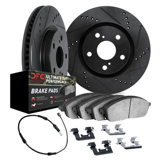 DFC® - Drilled and Slotted Front Brake Kit with Ultimate Duty Performance Brake Pads