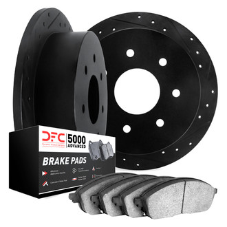 DFC® - PRO-KIT 5000 Drilled and Slotted Rear Brake Kit
