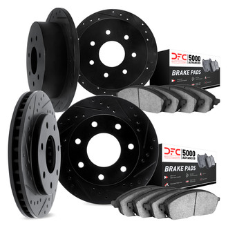 DFC® - PRO-KIT 5000 Drilled and Slotted Front and Rear Brake Kit