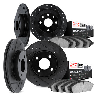 DFC® - PRO-KIT 5000 Drilled and Slotted Front and Rear Brake Kit