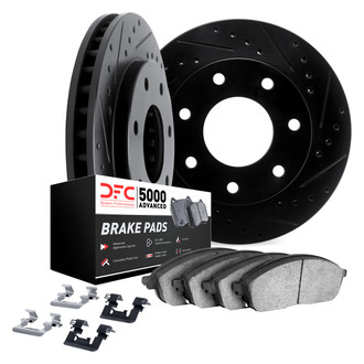 DFC® - PRO-KIT 5000+ Drilled and Slotted Rear Brake Kit