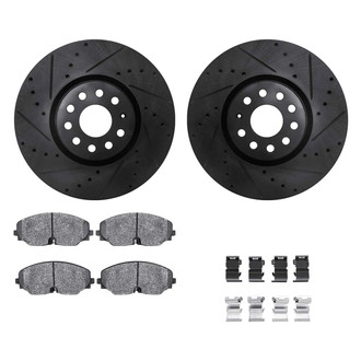 DFC® - PRO-KIT 5000+ Drilled and Slotted Front Brake Kit