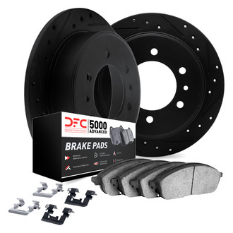 DFC® - PRO-KIT 5000+ Drilled and Slotted Front Brake Kit
