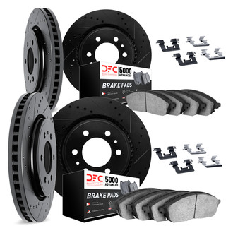 DFC® - PRO-KIT 5000 Drilled and Slotted Brake Kit