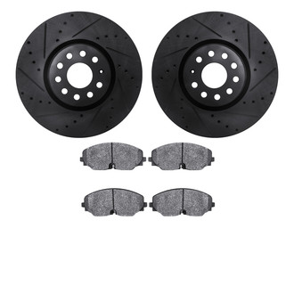 DFC® - EURO-KIT 5000 Drilled and Slotted Front Brake Kit