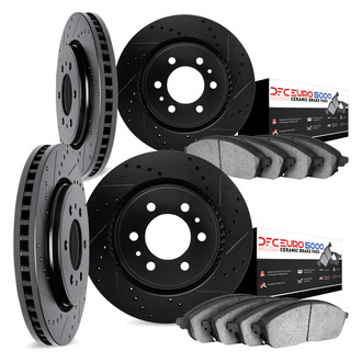 DFC® - EURO-KIT 5000 Drilled and Slotted Front and Rear Brake Kit