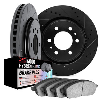 DFC® - Drilled and Slotted Brake Kit with 4000 HybriDynamic Brake Pads