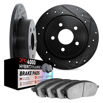DFC® - Drilled and Slotted Brake Kit with 4000 HybriDynamic Brake Pads